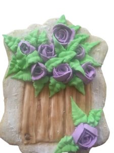 Galleta decorada maceta