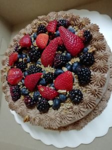 pastel chocolate sin azúcar