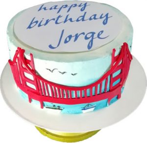 pastel cake aniversario