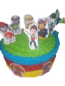 pastel cake patrulla canina paw patrol rubble zuma turbot skye