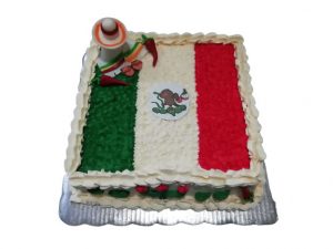 pastel cake revolución mexicana independencia de México