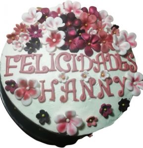 pastel cumpleaños floral