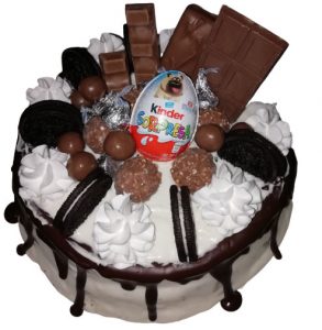 Pastel Ferrero Rocher.