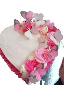 pastel de mariposas