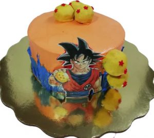 pastel dragon ball z vegeta freezer son goku majin buu krilin