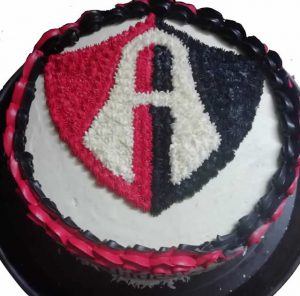 pastel personalizado equipo atlas futbol
