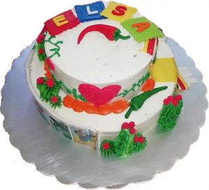 Pastel fiesta mexicana.