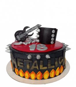 Pastel personalizado de Metallica